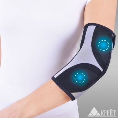 Бандаж для коленного и локтевого сустава с аппликаторами биомагнитными медицинскими Крейт А-400