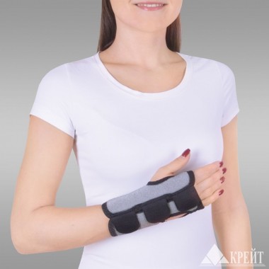 Бандаж для лучезапястного сустава с аппликатором биомагнитным медицинским Крейт А-200