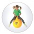 Мяч "Hop" 45 см (желтый) ORTO 80.45